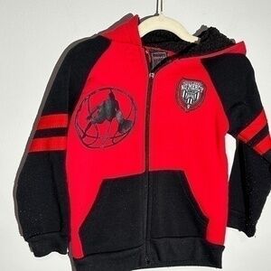 Quad Seven Red Zipper Sweater Size 4